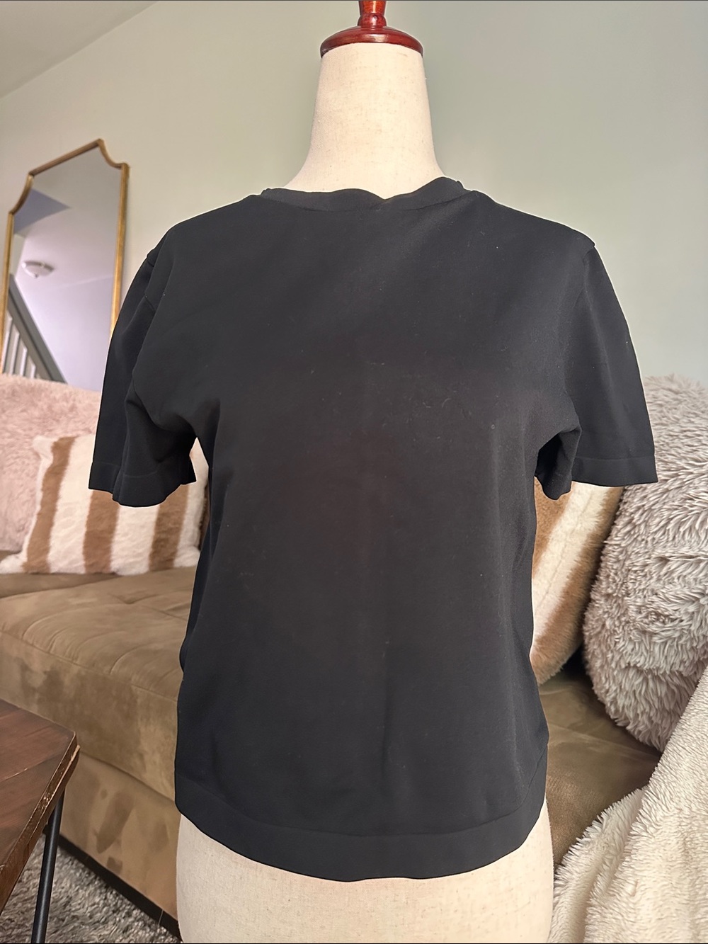 a new day Black Short-Sleeve Crewneck Tee
